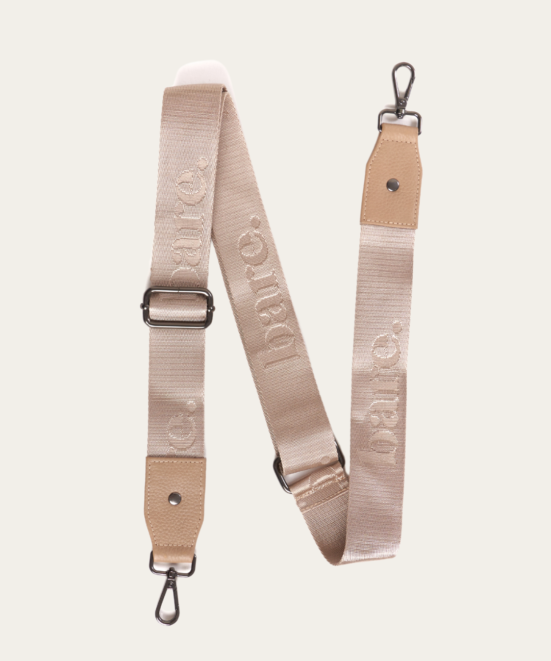 Stone Bare Leather Nylon Strap 