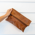 Foldover Clutch - BARE Leather