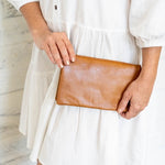 Camel Lenny Wallet -BARE Leather